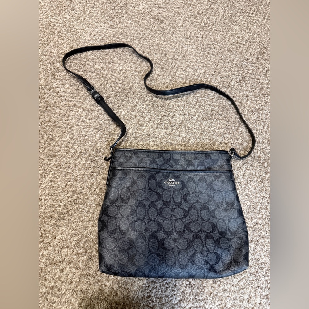 Coach Signature Black Crossbody Bag